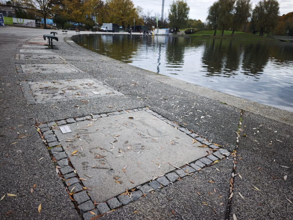 Munich Olympic Walk of Stars - direkt am Olympiasee zu finden